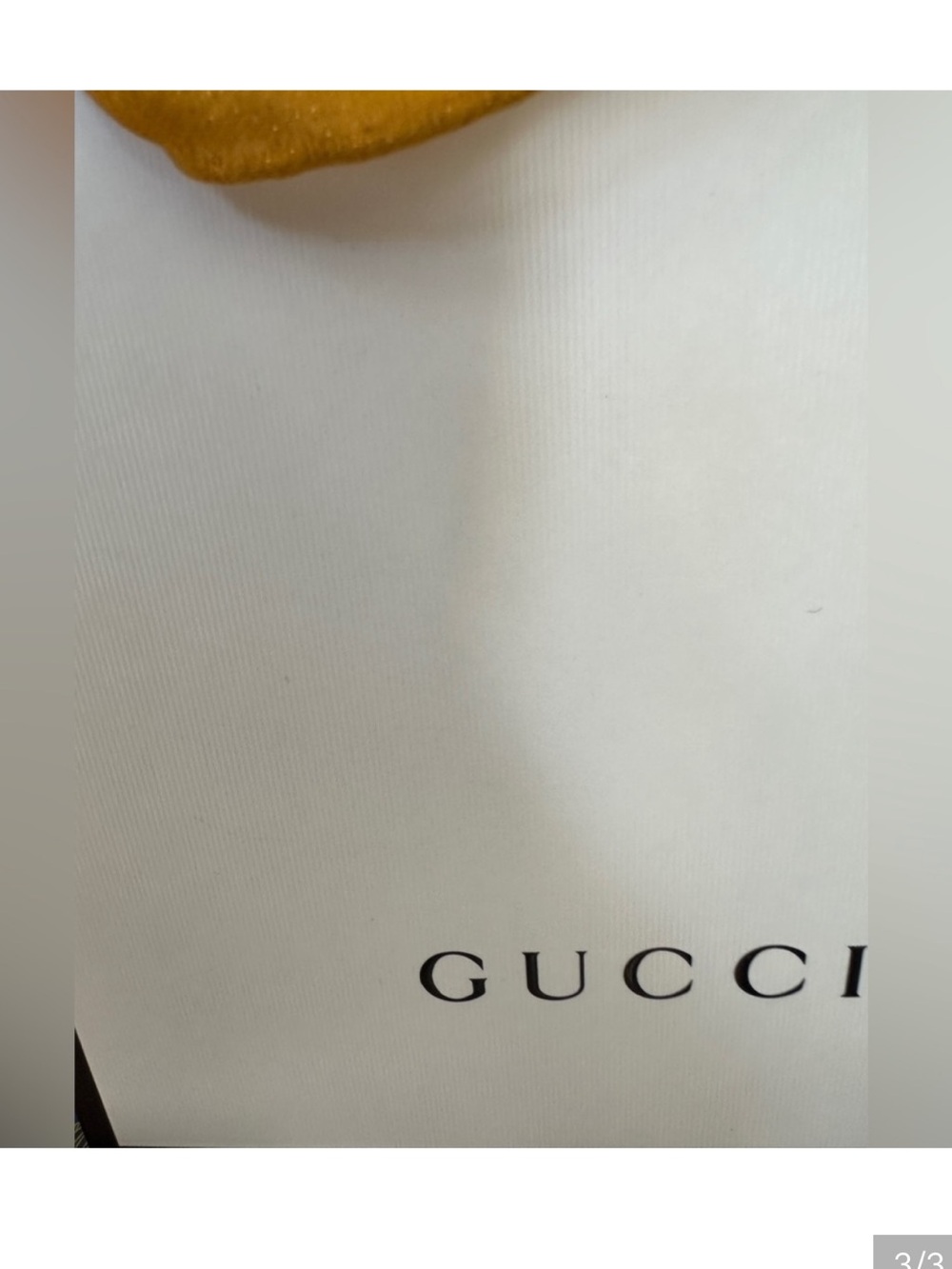 Yellow Gucci scarf with box - Picture 3 of 3